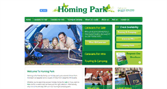 Desktop Screenshot of homingpark.co.uk